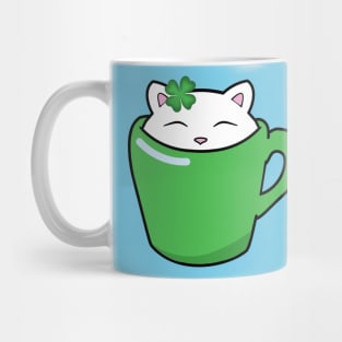 Cute St Patrick's day cat Mug